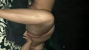 Stuffing a Dildo Deep in Her Fat Pussy