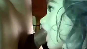 American beauty gets a big cock cumshot in her mouth