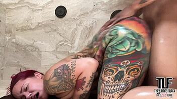 Hey, wanna join me for a steamy shower while he's away?