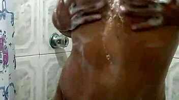 Latina Teen Lets Stepbrother Watch Her Shower and Gives Him Everything