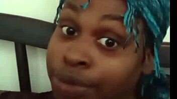 Tristina Millz, the squirt queen, shows wet blowjob skills.