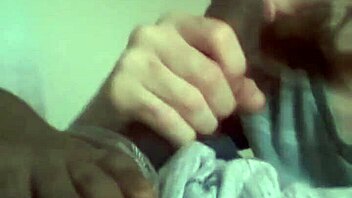 Bareback gay lover takes a huge black cock in his mouth