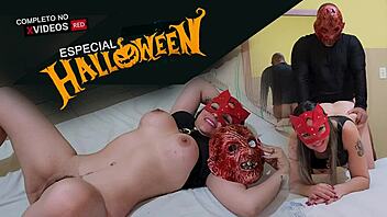 Cristina Almeida Feels Halloween Anal Pleasure