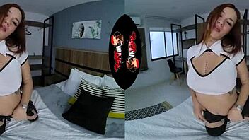 Stunning Latin Teen 18+ Body Pounded in VR