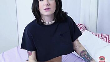 I blackmailed my stepsister Thalia Senna to give me a deepthroat blowjob in POV until I cum.