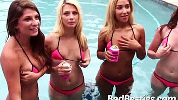 Attractive College Teen Sucks Cock Then Gets Rammed Hard