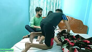 heb je deze Indiase vrouw gezien die gedeeld werd met een vriend voor deepthroat?