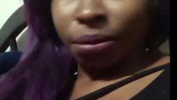 Tristina Millz, the squirt queen, shows wet blowjob skills.