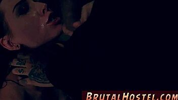 Aidra feels lucky in extreme footjob bondage