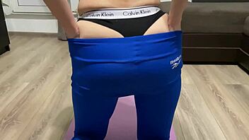 Wow, Porn Fitness Cumshot On The Ass!