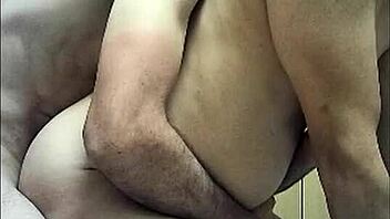 Fat Man Overwhelmed By Passion With Hairy Gay Asian In Bareback Encounter.