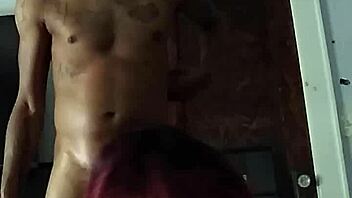 Chocolate bbw enjoys close-up treats in a relaxed setting