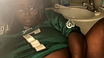 She busts a nut at 3am with her satisfier toy.