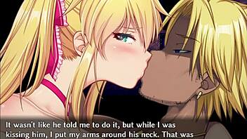 In the curse of Kubel part one, characters explore creampie masturbation and blowjob in anime hentai game