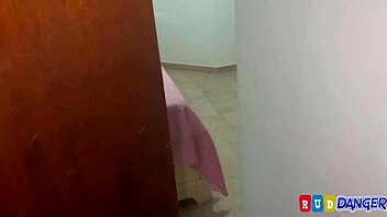 latina teen rides stepdad bareback inside