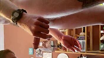 Sensual blowjob with big boobs