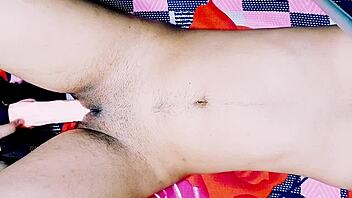 Intriguing bhabi masturbation before intense sex session