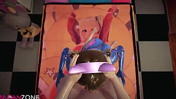 Extremely cute teen 18+ D.Va gets pounded hard! 😍