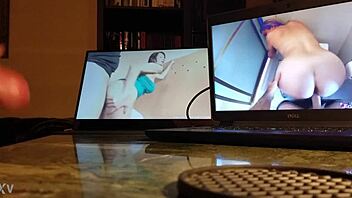 Guy at desk with computer relaxing