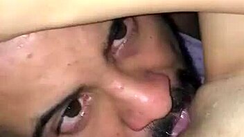 Masturbating while being licked by a gay teen