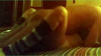 I fucked my wife hard in a creampie threesome group swingers session