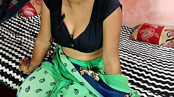 Indian girl with big boobs has a steamy sex session in full HD with natural tits