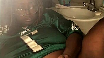 She busts a nut at 3am with her satisfier toy.