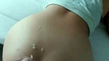 cum dripping on her ass