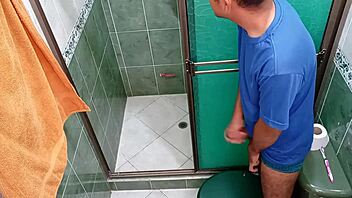 Stepping out of the shower: A stepmom's naughty secret