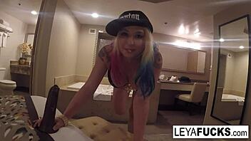 Leya falcon can't contain horniness