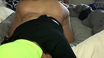 ebony lola j gets hot in bareback gay action with latina ebony black. she loves the intense bareback fucking in this scene.