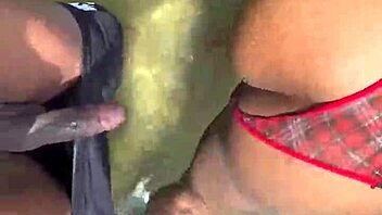 ebony ass gets wet doggystyle outdoors 😈