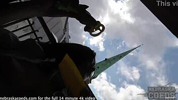 Babealicious Gabby Bella enjoys fun in the sun with bubbles