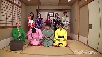 Japanese woman experiences intense ascension in 69 position