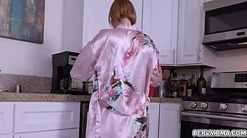 Mary McCay interacts with her stepson in a family setting