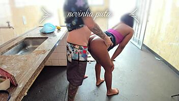 Maid's Intense Anal Passion