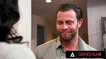 Busty milf mona azar rides seth gamble's big cock in cowgirl and deepthroat blowjob