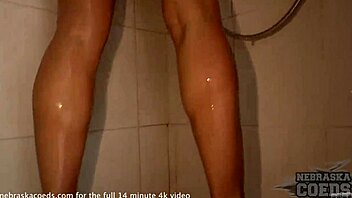 Babealicious Gabby Bella enjoys fun in the sun with bubbles