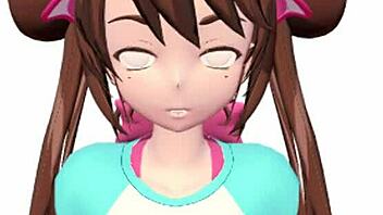 Pokemon Mei's Hypnotic Blowjob