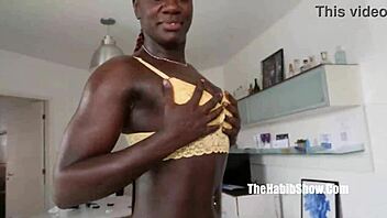 Tight vagina gets stretched by a big black cock in this monster cock video