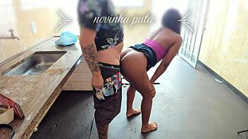 Maid's Intense Anal Passion