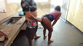 Maid's Intense Anal Passion