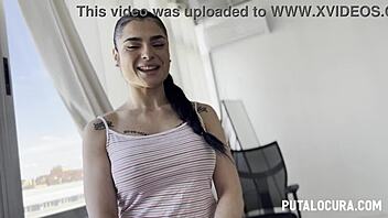 Busty Horny Woman Fucks And Swallows Cum