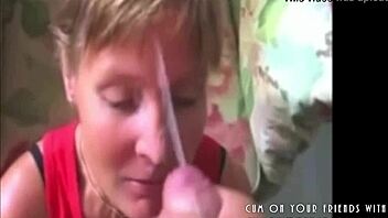 Cute amateur slut loves big cumshots