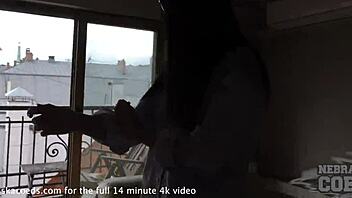 Babealicious Gabby Bella enjoys fun in the sun with bubbles