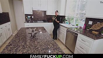 Big dick sister shows off her skills in familyfuckup com video