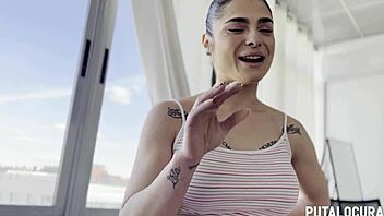 Busty Horny Woman Fucks And Swallows Cum