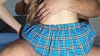 Cute girl on big ride