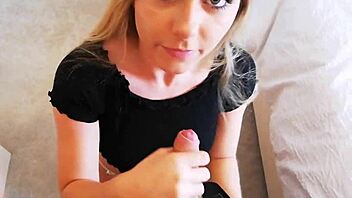 Homemade hardcore sex with busty British girlfriend showing off