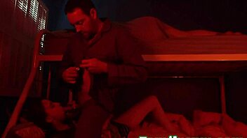 Kelsey Kage and Lily Moon take turns getting fucked by step bro